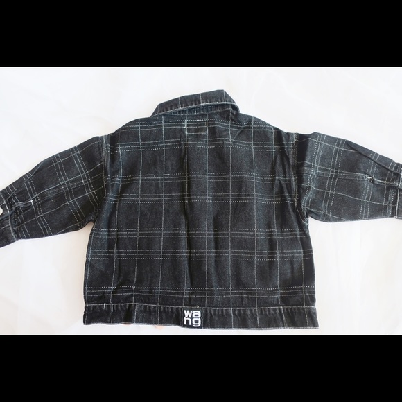 Toddler Boy Plaid Denim Jacket - Picture 4 of 8